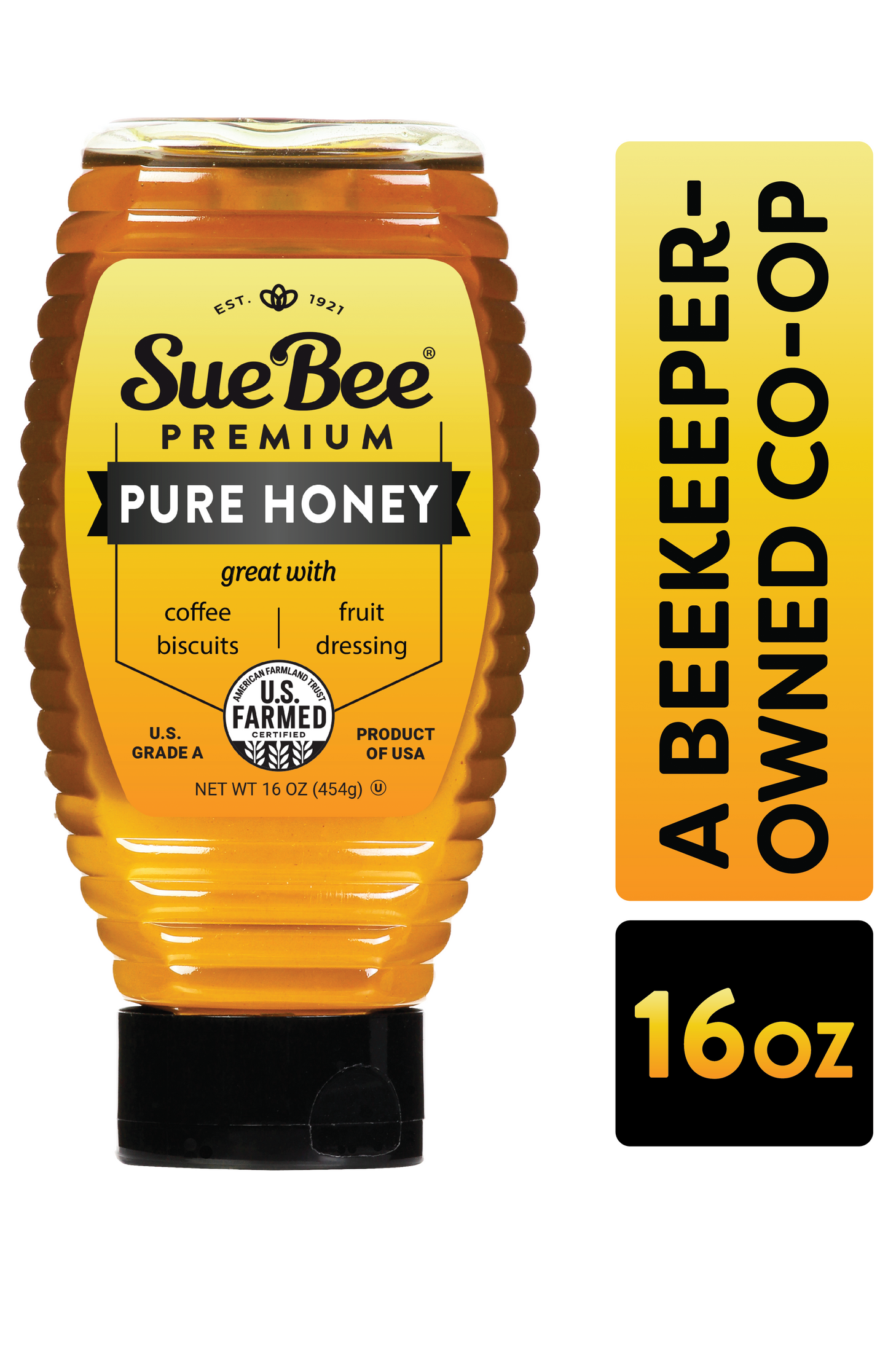 Sue Bee Pure Premium Clover Honey From USA Beekeepers