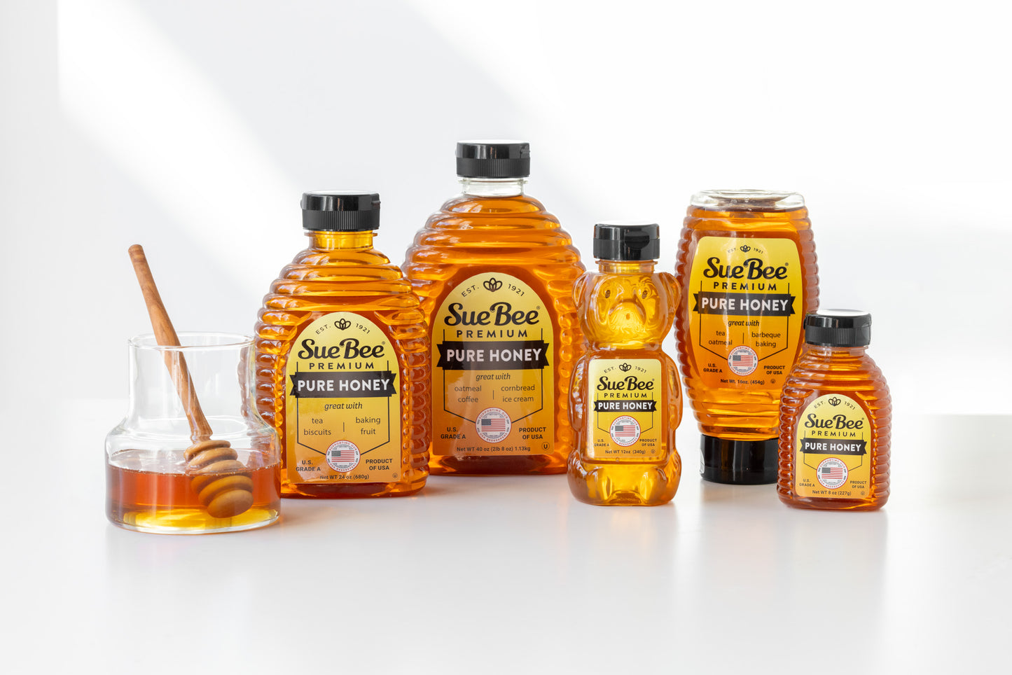 Sue Bee Pure Premium Clover Honey From USA Beekeepers